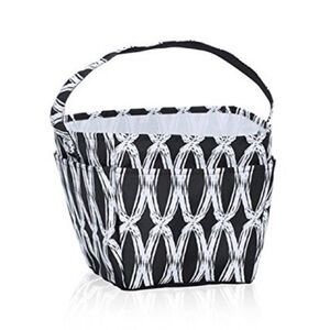 Thirty-One Creative Caddy in Black Links Pattern